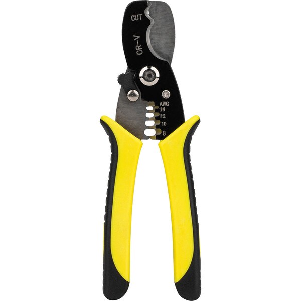 Main product image for Coax/Stranded Large Gauge Wire Cutter with Wire Stripper 14-8 AWG360-625